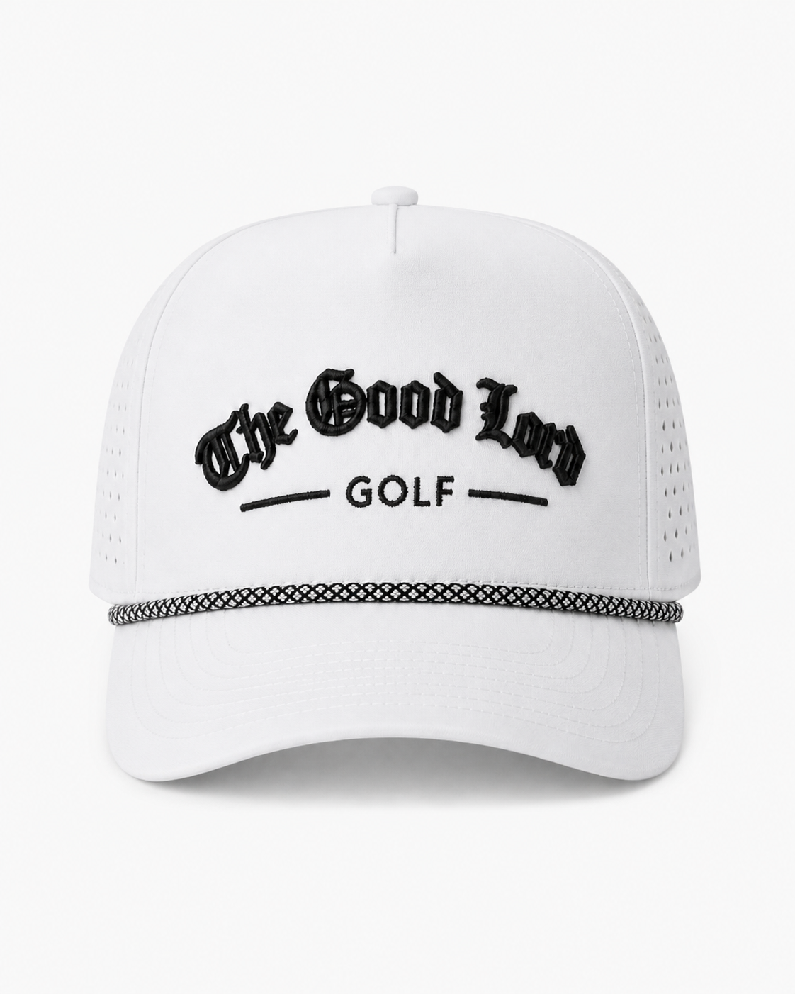 The Good Lord Golf Hat (White)