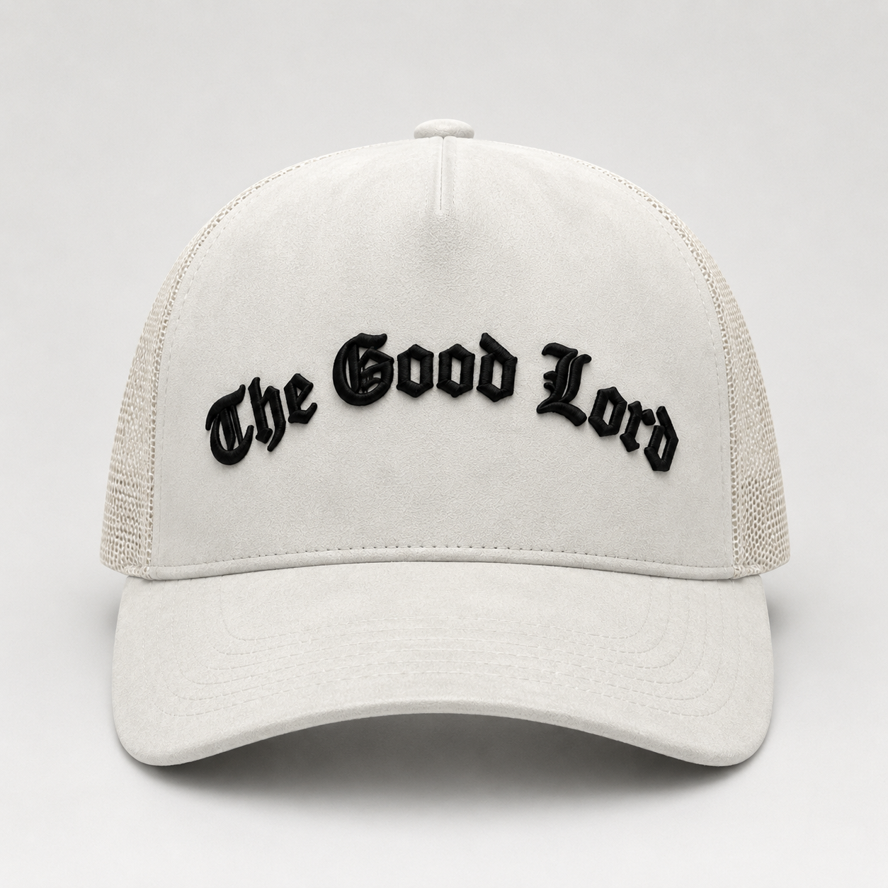 The Good Lord Trucker Hat (White)