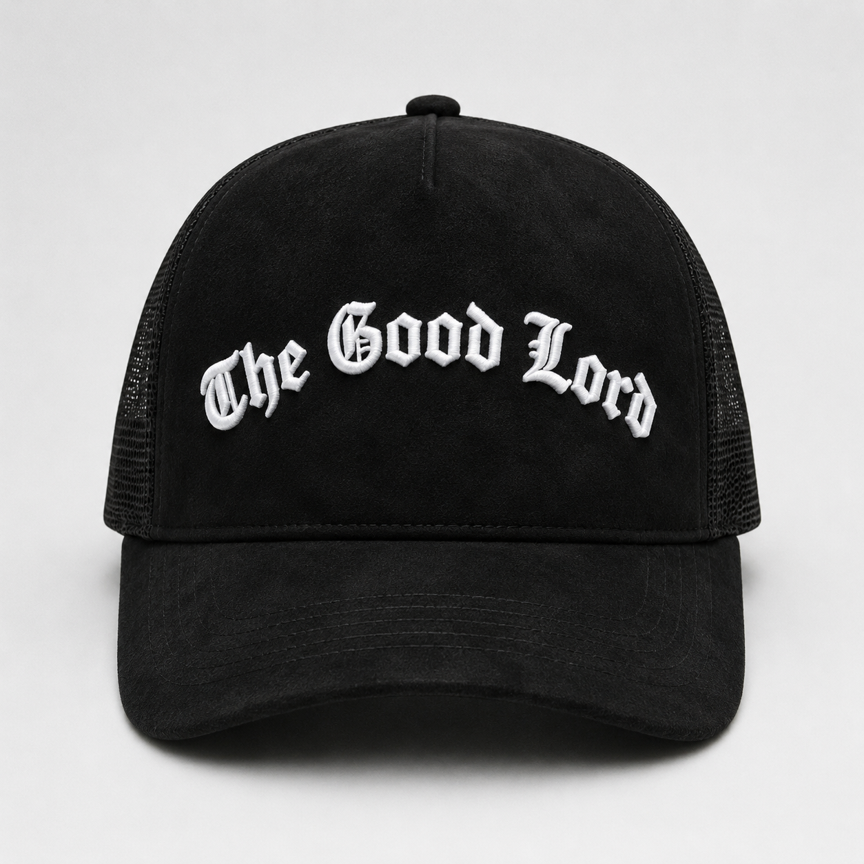 The Good Lord Trucker Hat (Black)