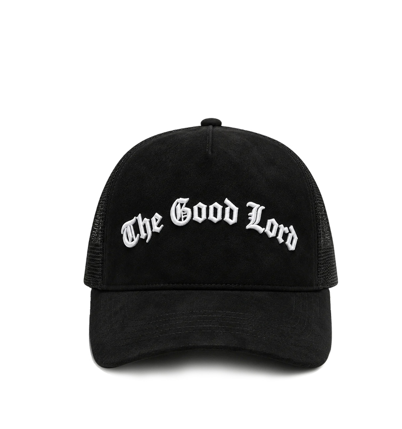 The Good Lord Trucker Hat (Black)